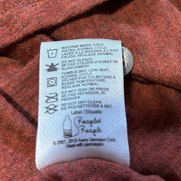 Denver Hayes | Burnt Orange Modern Fit Short  Sleeved High V-Neck 2 Button Shirt - Picture 5 of 7